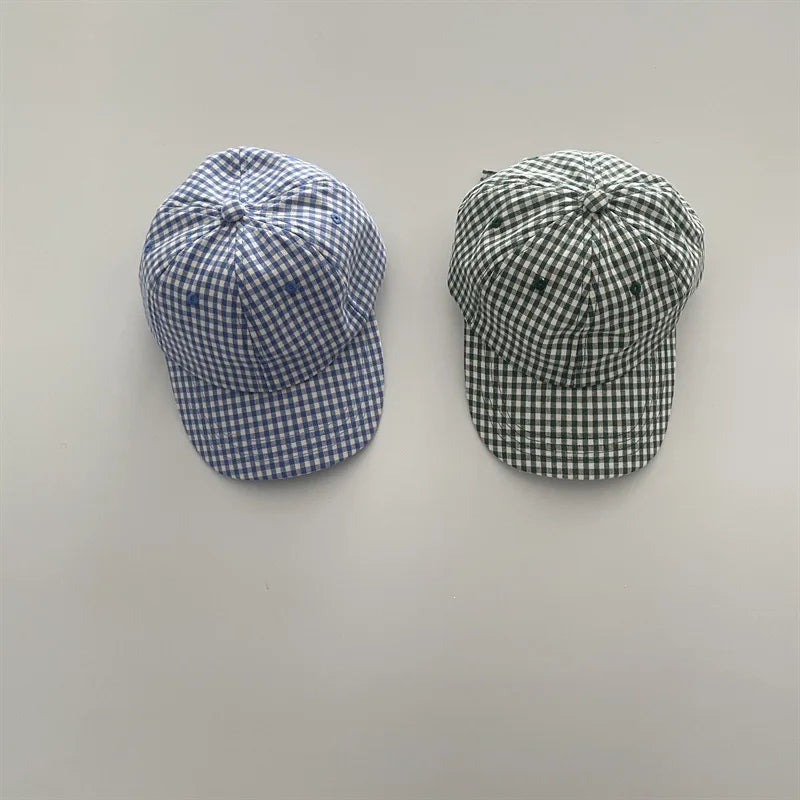 Kids Baseball Cap 50-52cm Summer Sun Hat Children UV Protection Adjustable Cotton Casual Trendy Boys Girls Outdoor Beach Cap