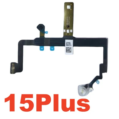1pcs Distance Flash Flex Cable For iPhone 15 14 Plus 13 Pro Max 12 Proximity LED Light Sensor Ambient Flashlight