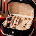 6Pcs Exquisite Fashion Women's Watch Set, Perfect Gift for Birthday Parties, Christmas, Mother's Day, Halloween.