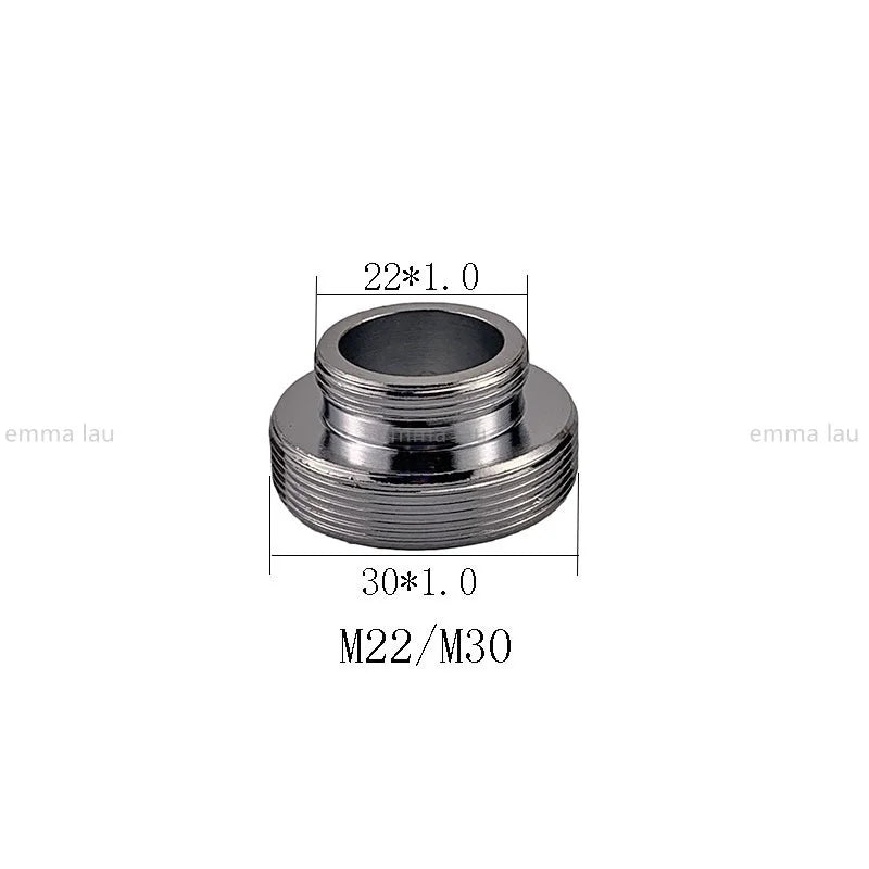 16 17 18 20 21 22 23 24 25 30mm Turn 22 Faucet Aerator Adapter Water Purifier Fittings Brass Kitchen Faucet Plumbing Accessories