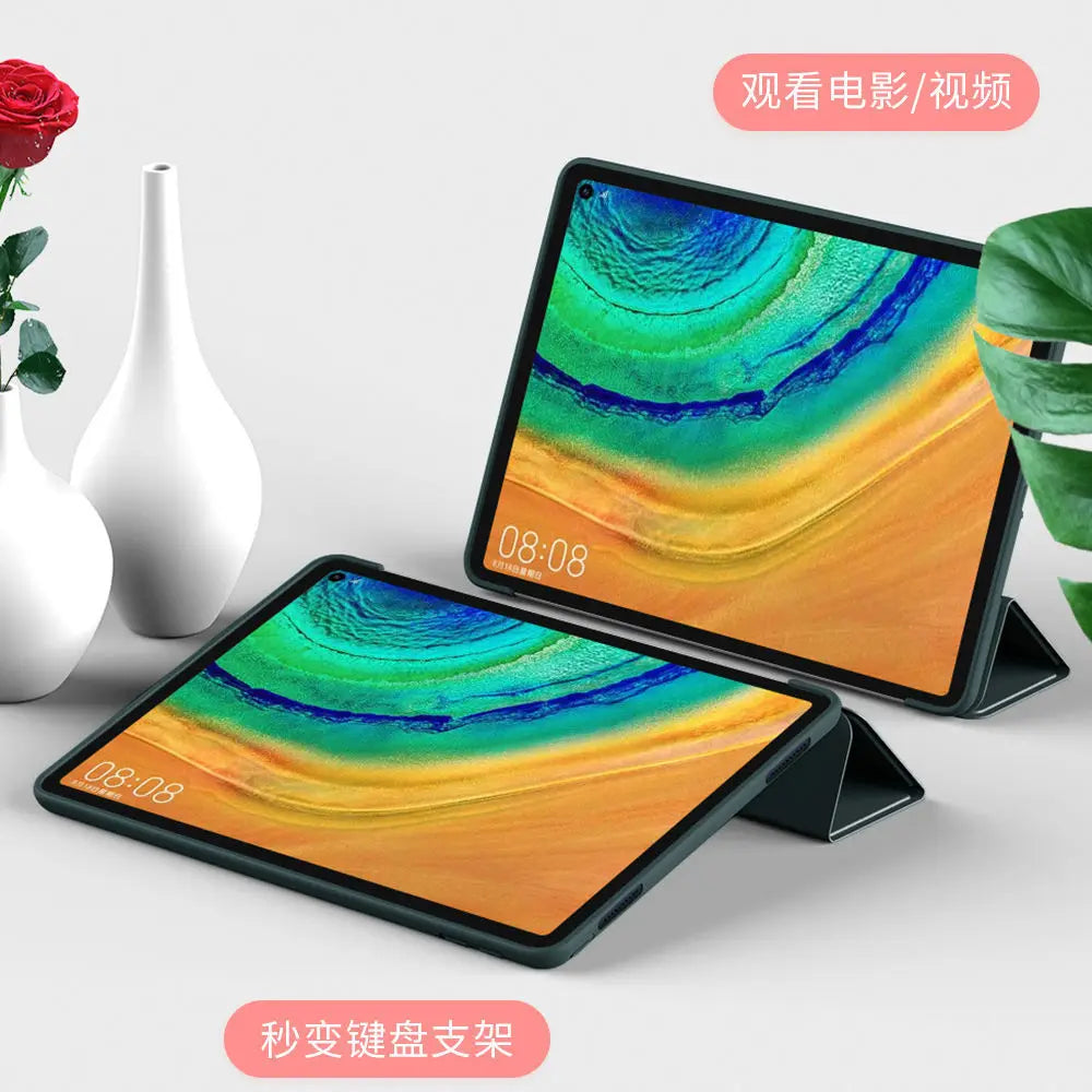 Case for Samsung Galaxy Tab A8 10.5  S9 S10 FE 10.9 Tab S6 lite A7 10.4 S7 S8 A9 plus 11 10.1 Smart Sleep wake funda Stand cover