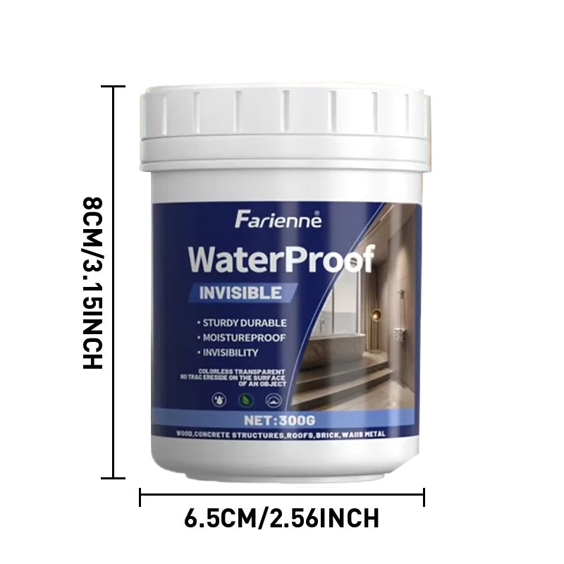 Super Invisible Transparent Waterproof Sealant, Nano Leak-Proof Coating, Crystal Clear Sealing Glue -Once Solution the Recurring