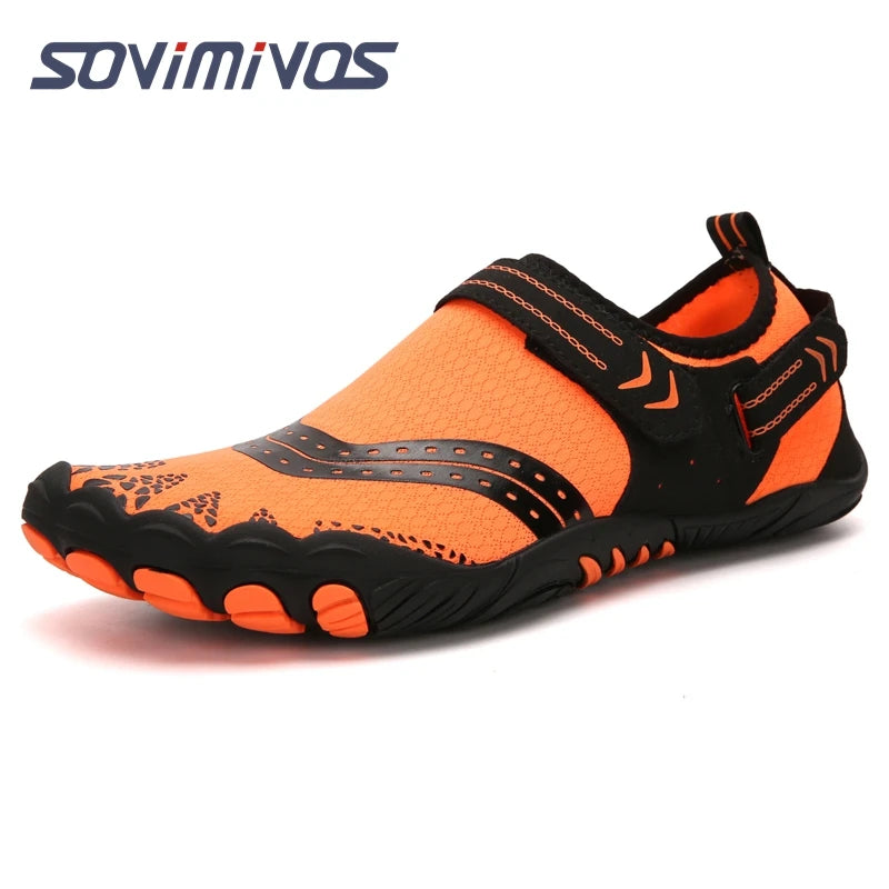 Unisex Swimming Water Shoes Men Barefoot Outdoor Beach Sandals Upstream Aqua Shoes Plus Size Nonslip River Sea Diving Sneakers