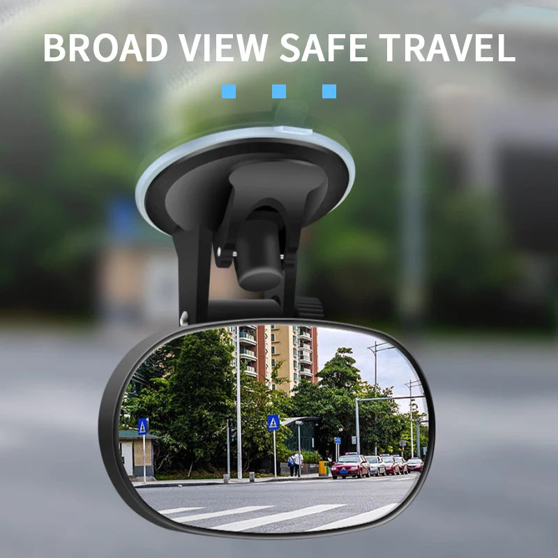 Car Baby Mirrors Interior Dashboard Suction Windshield Sun Visor Plate Clips Mirror Safety Rearview Mirrors Baby Kids Monitor
