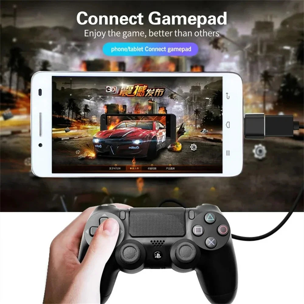 USB3.0 Mobile Phone Adapter Type C to USB Adapter USB-C Male To USB Female High Speed Data Connector For Xiaomi PC MacBook Phone