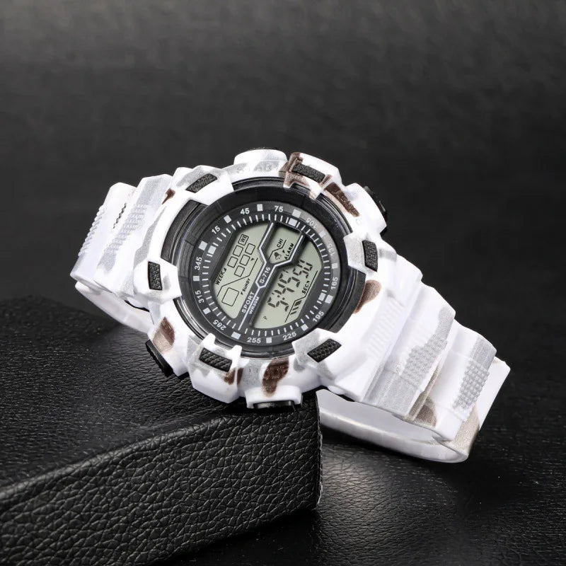 Outdoor Sport Men Watch Multifunction Large Screen LED Electronic Waterproof Luminous Military Digital Wristwatches Reloj Hombre