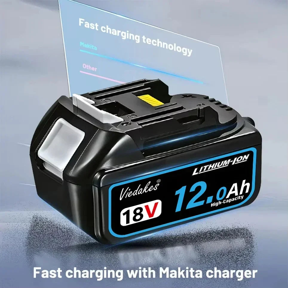 100% Original 18V 12000mah Fast Charging Lithium-ion Battery ◇ For Makita 18v BL1850 BL1840 BL1830 Battery◇