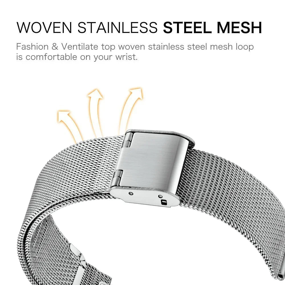 Metal Strap+Case for Huawei Band 9/10 Bracelet Case Protector Watchband for Huawei Band 10 8 7 6 Wristband Protective Cover