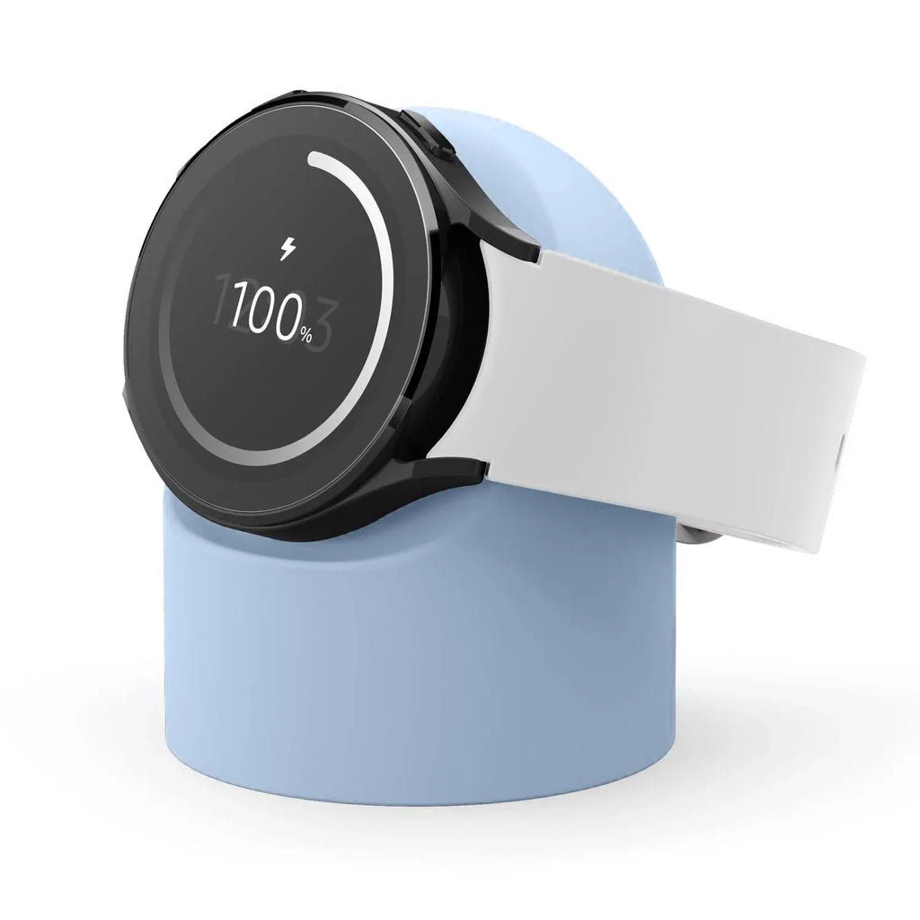 Compatible with For Samsung Galaxy Watch 7 4 3 6 5 Charger Stand 40 44 46mmGalaxy Watch3 4 6 5 Pro 7 Charger silicone Stand 45mm