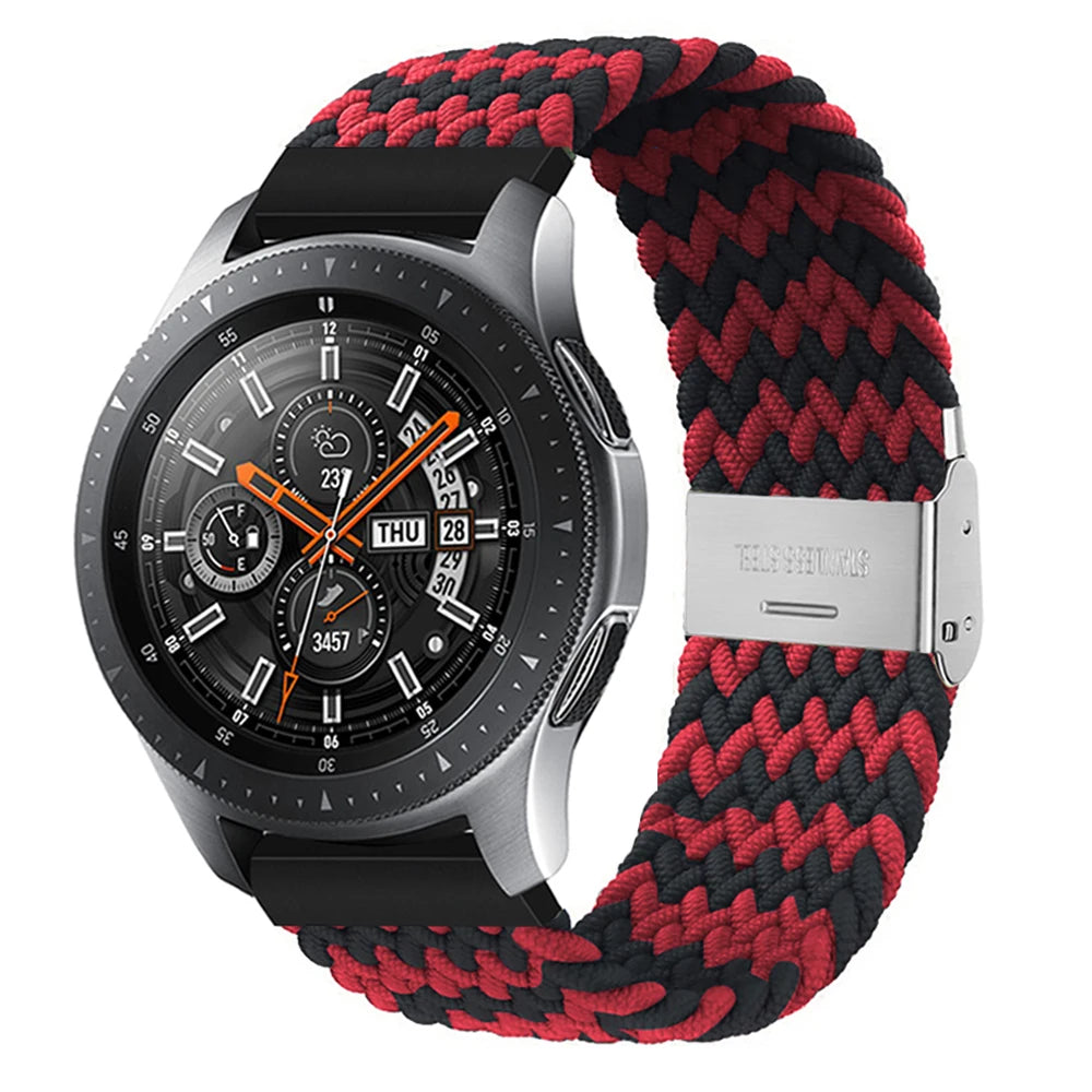 20mm 22mm Nylon strap for Samsung Galaxy Watch 3 42mm 46mm Gear S3 Active 2 Watch Adjustable Bracelet For Amazfit Huawei Correas