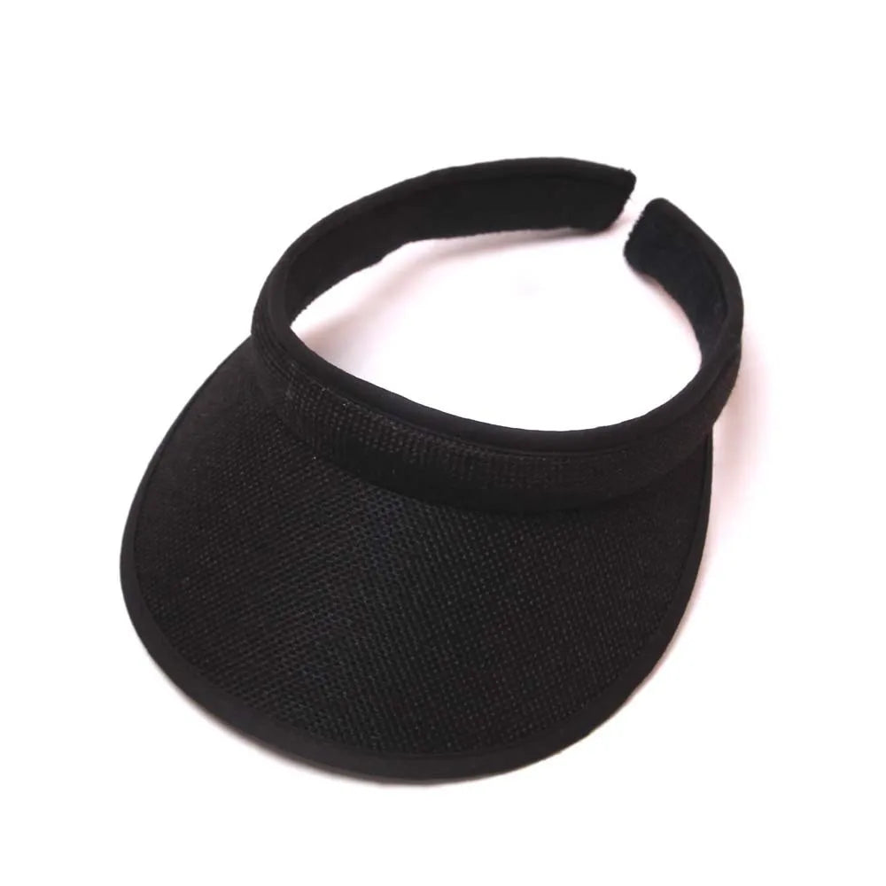 Fashion Simple Topless Hat Lady Outdoor Sunscreen UV Big Brim Sun Sports Visor Hat Running Caps Tennis Parent-child Beach Hat