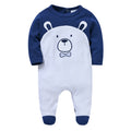 KAVKAS Baby Clothing Girls Pink Romper Cartoon Kids Pajamas Long Sleeve Jumpsuit Bebe Playsuit Girls Clothes  0`12 Monthes