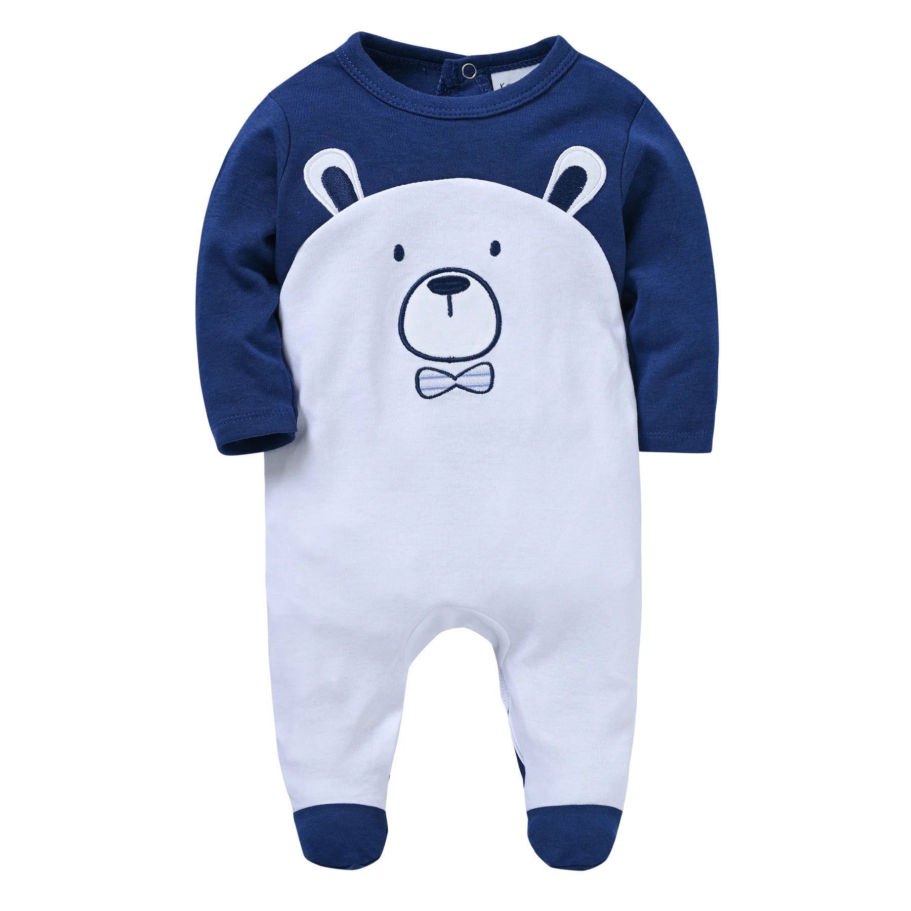 KAVKAS Baby Clothing Girls Pink Romper Cartoon Kids Pajamas Long Sleeve Jumpsuit Bebe Playsuit Girls Clothes  0`12 Monthes