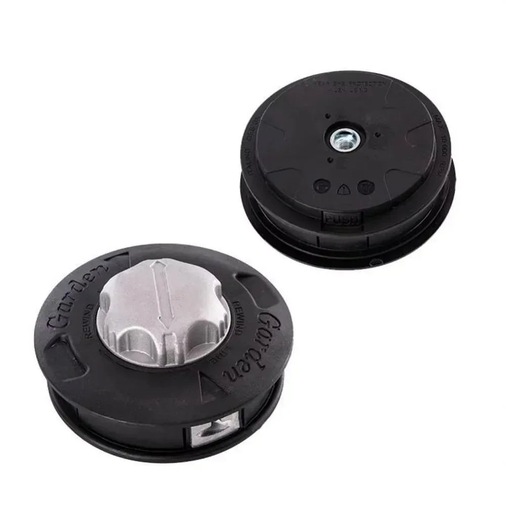 Universal M10 Bump Spool Aluminum Grass String Trimmer Head with 2 Lines Cutter Head for Brush Cutter Lawn Garden Tools