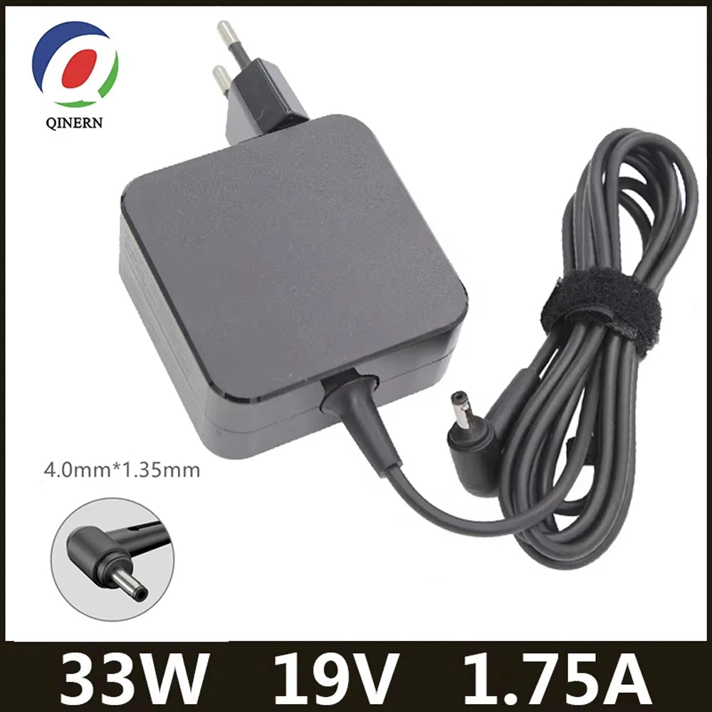 19V 1.75A 33W 4.0*1.35mm AC Laptop Charger Power Adapter For ASUS ADP-33AW S200E X202E X201E Q200 S200L S220 X453M F453 X403M