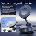 Vacuum Magnet Bracket Upgraded Version Multi-angles Adjustment Strong Magnetic Suck Design Foldable Car Navigation Phone Holder
