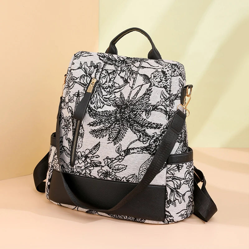 2026 Fashion Women Nylon Backpacks Female School Book Bags Large Capacity Shopping Travel Knapsack Femme New Casual Rucksack Sac