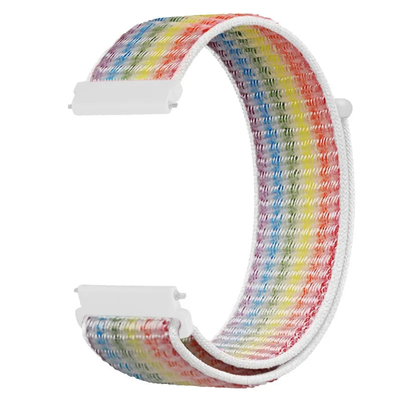 Nylon Loop For Garmin Forerunner 965 255 265 745 Bracelet For Garmin Vivoactive 6 5 4 3/Venu 2 3/Active/Chronos 22mm 20mm Strap