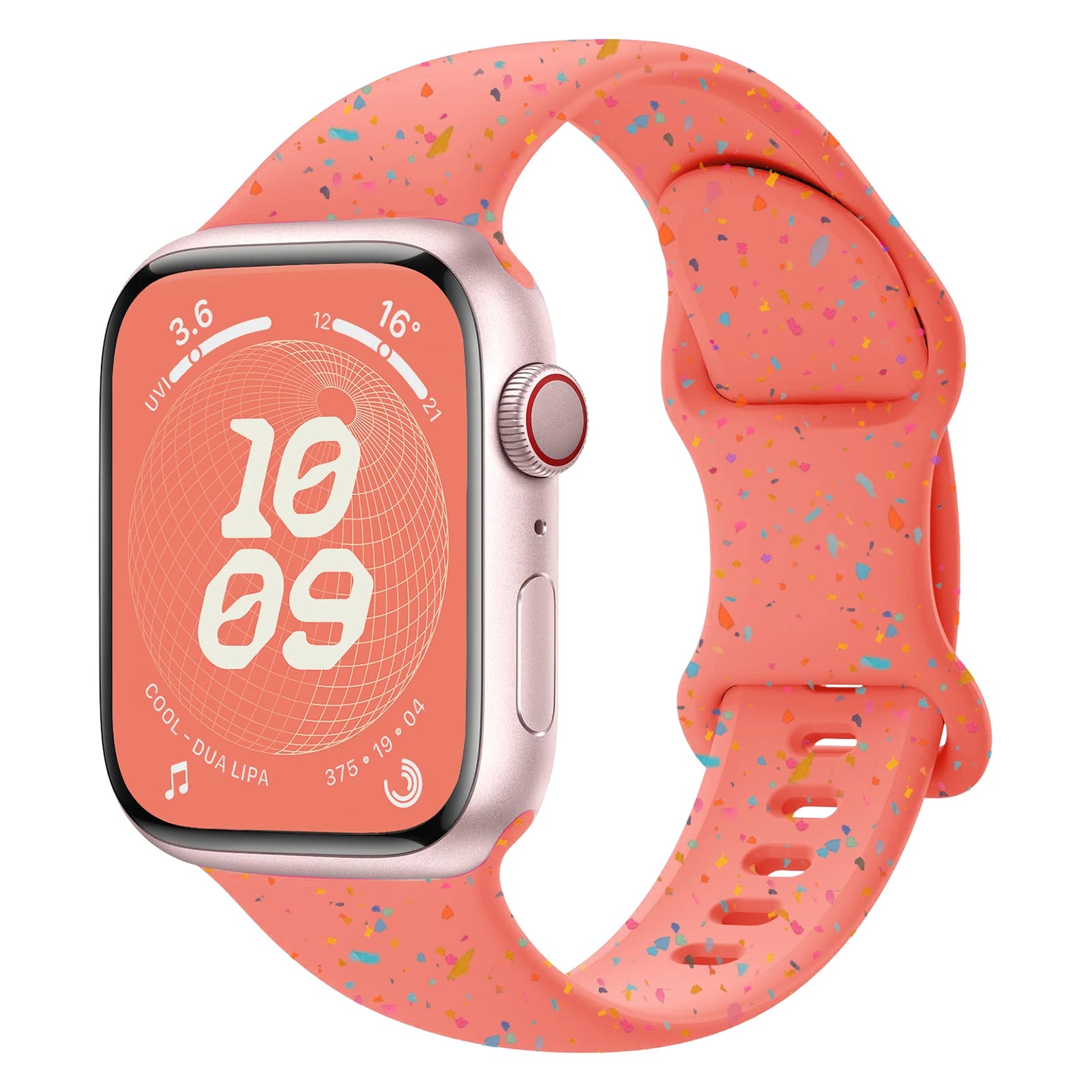 Silicone Strap for Apple watch band 40mm 41mm 45mm 44mm 46mm 49mm 42mm Breathable bracelet iwatch Series 11 10 9 8 SE 3 Ultra 2