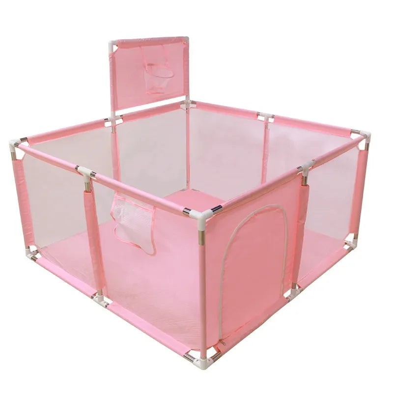 Baby Playground Playpen Corralito for Baby Toddlers with Thicken Steel Pipes Kids Play Park Activity Fence Ball Box Game Playpen