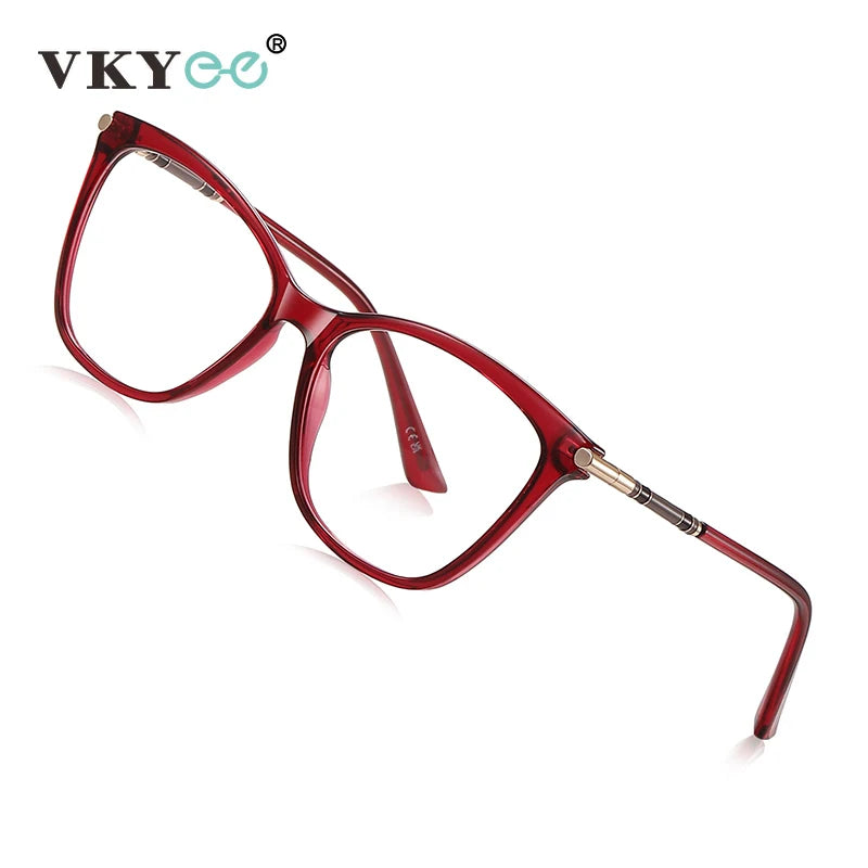 VICKY Classic Minimalist Geometric Design Fashionable Anti-blue Light Reading Glasses Customized Prescription Available LS211