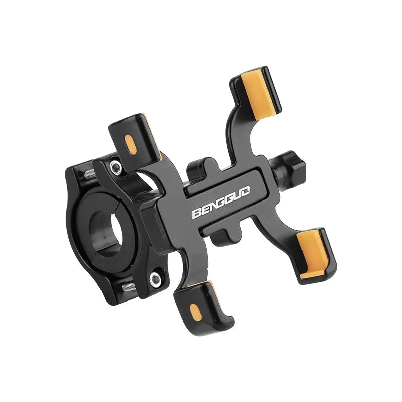 360 Rotate Metal Motorcycle Bicycle Phone Holder Aluminum Alloy Anti-slip Bracket Support GPS Clip Bike Phone Stand for iPhone