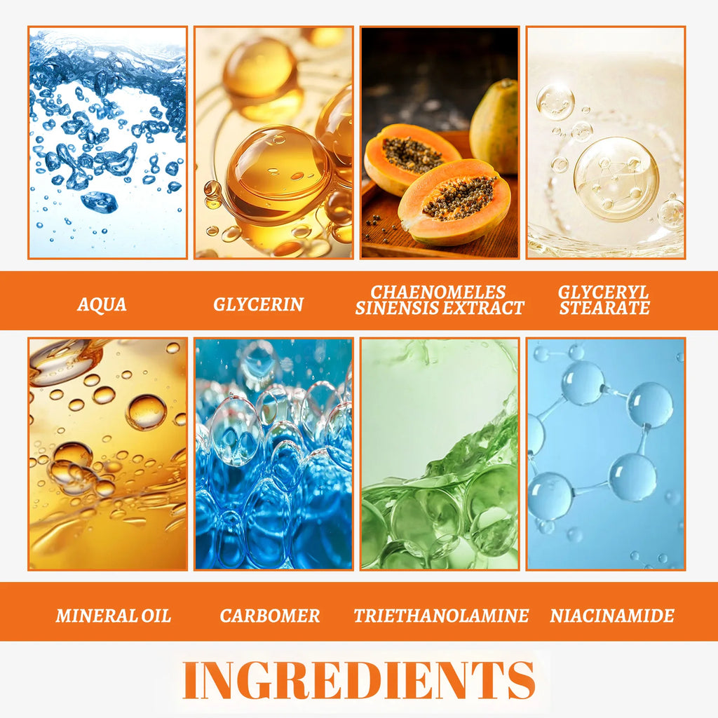 Papaya Brightening Cream, Dark Spot Care & Even Tone Moisturizer, Daily Nourishing Face Cream