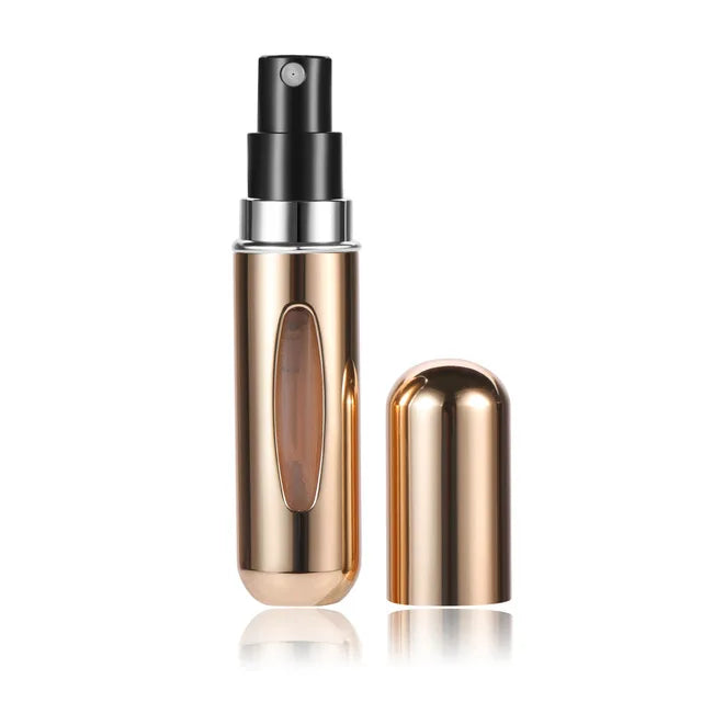 5ml /10ml Mini Portable Bottom-Filling Pump Perfume Bottle Sample Perfume Refillable Spray Bottle Empty Cosmetic Containers Set