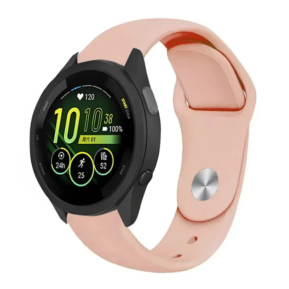 18/20/22mm Soft Silicone Strap For Gramin Forerunner 55 165 645 965 255/265 bracelet Accessories Wristband Garmin Venu 3S Correa