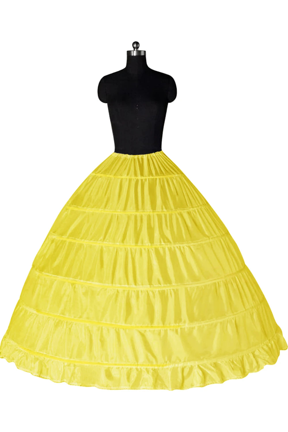 Babyonlinedress 6 Hoops Crinoline Ball Gown Wedding Petticoat Fluffy Underskirt Mariage Half Slips Wedding Accessories