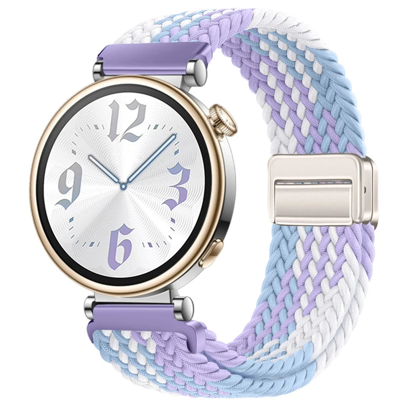 18mm Braided Magnetic Strap For huawei watch GT 5 4 41mm Sport bracelet belt Watchband for HUAWEI watch GT 4/GT 5 pro 42mm band