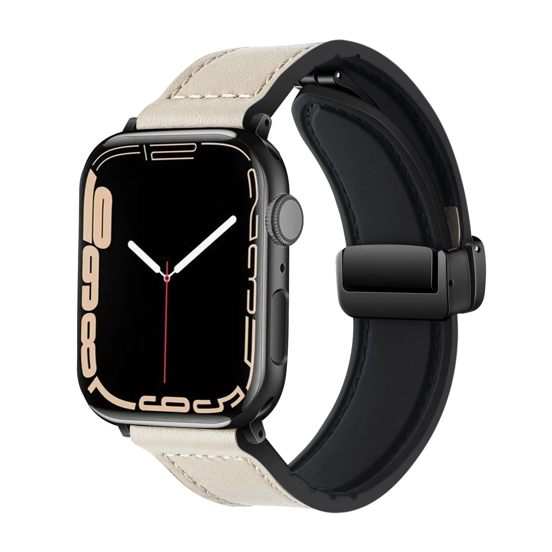 Strap for Apple watch band 45mm 44mm 40mm 42 41mm Ultra 49mm Genuine Leather+Silicone bracelet correa iWatch series 9 8 7 6 5SE