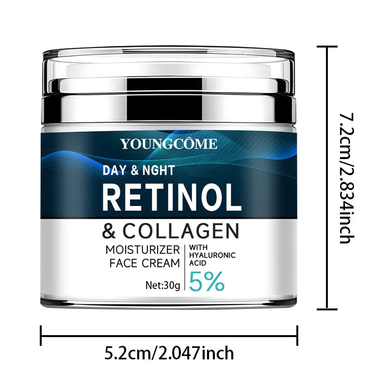 Vitamin C+E Retinol Collagen Cream Moisturizing Firming Hyaluronic Lightening Repairing Smooth Skincare Whitening Creams