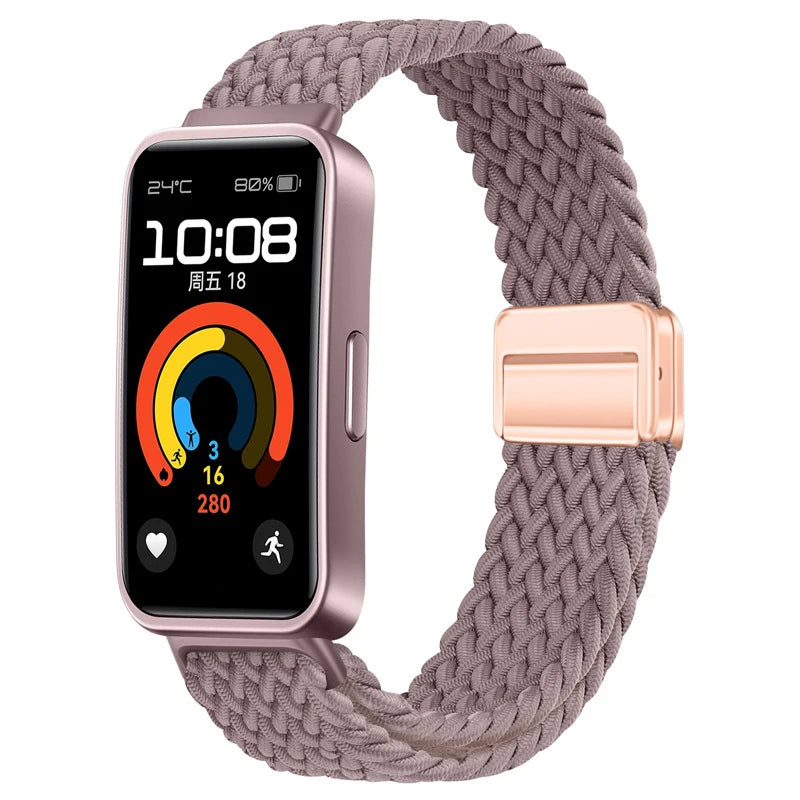 Sports Nylon Loop Strap for Huawei Band 11/11 Pro/10/9/8 Official Replacement Bracelet Belt Huawei Band 11 Wristband Accessories