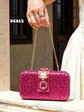 Crystal Shiny Diamond Evening Clutch Purse Wedding Party Banquet Bag Luxury Design Glitter Women Handbag Shoulder Crossbody Bag