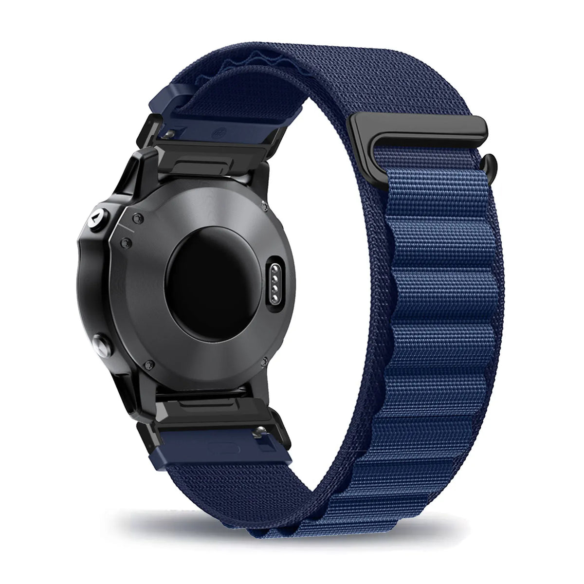 C-Type Buckle Band for Garmin Fenix E 47mm/6 Pro/6/8 47mm/5/5 Plus/7/7 Pro/7 Solar/7 Sapphire Solar Band, Nylon Breathable Strap