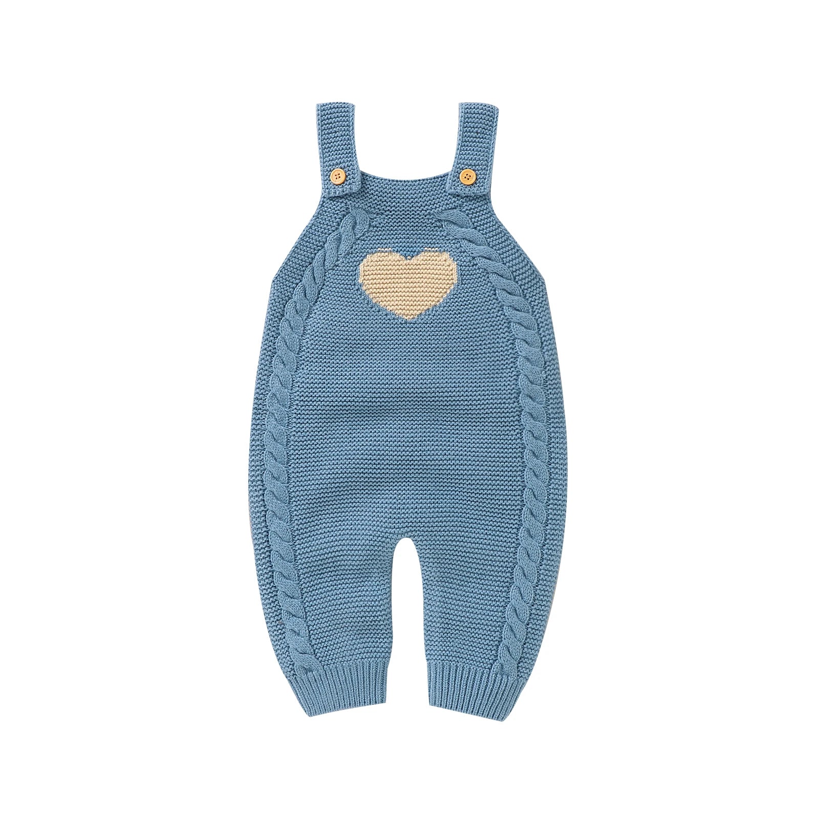 Baby Rompers Knitted Newborn Boys Girls Jumpsuit Sleeveless Autumn Infant Kid Sling Clothes 0-18M Fashion Solid Loving Overalls