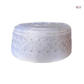 Cotton Embroidery Turban Hat for Men Breathable Islamic Kufi Prayer Hat EID RamadanHijabs Beanie Cap Arabian Skull Hat