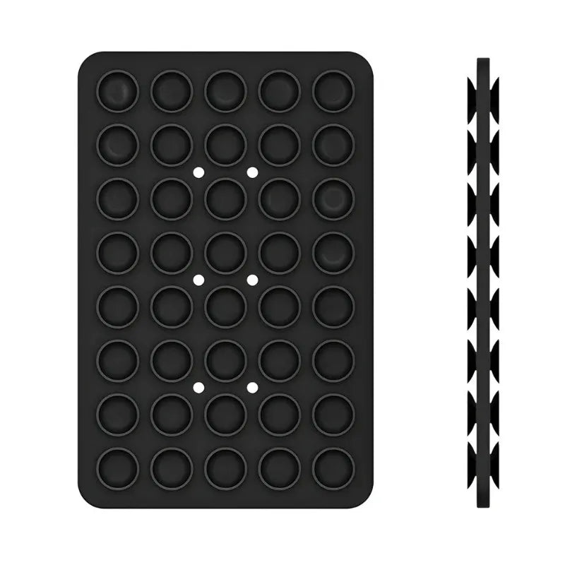 Double Side Silicone Suction Pad for Mobile Phone Fixture Suction Cup Adhesive Silicone Rubber Sucker Pad for Fixed Pad