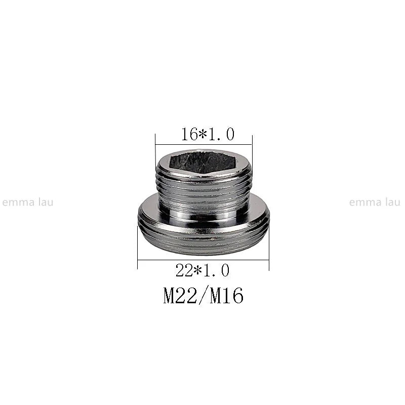 16 17 18 20 21 22 23 24 25 30mm Turn 22 Faucet Aerator Adapter Water Purifier Fittings Brass Kitchen Faucet Plumbing Accessories