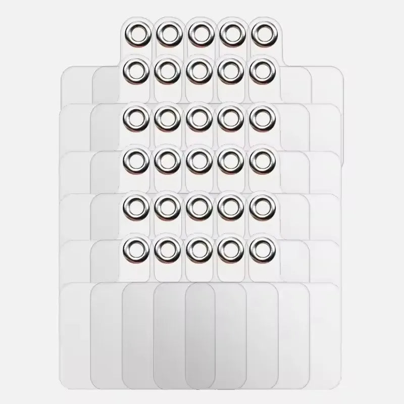 Transparent Matte Flexible Phone Lanyard Card Mobile Phone Universal Tether Tabs Hole Hanging Strap Patches Cord Clips Gasket