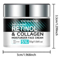 Retinol Anti Aging Face Cream and Collagen Face Cream Moisturizing Shrink Pores Whitening Vitamin Retinol, Moisturizing Dry Skin
