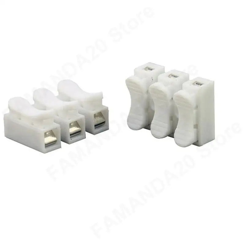 20mm CH-2 CH-3 Spring Wire 2 3 Pins Electrical Cable Terminals Wire Connectors CH2 CH3 Quick Splice Lock Wire Terminal