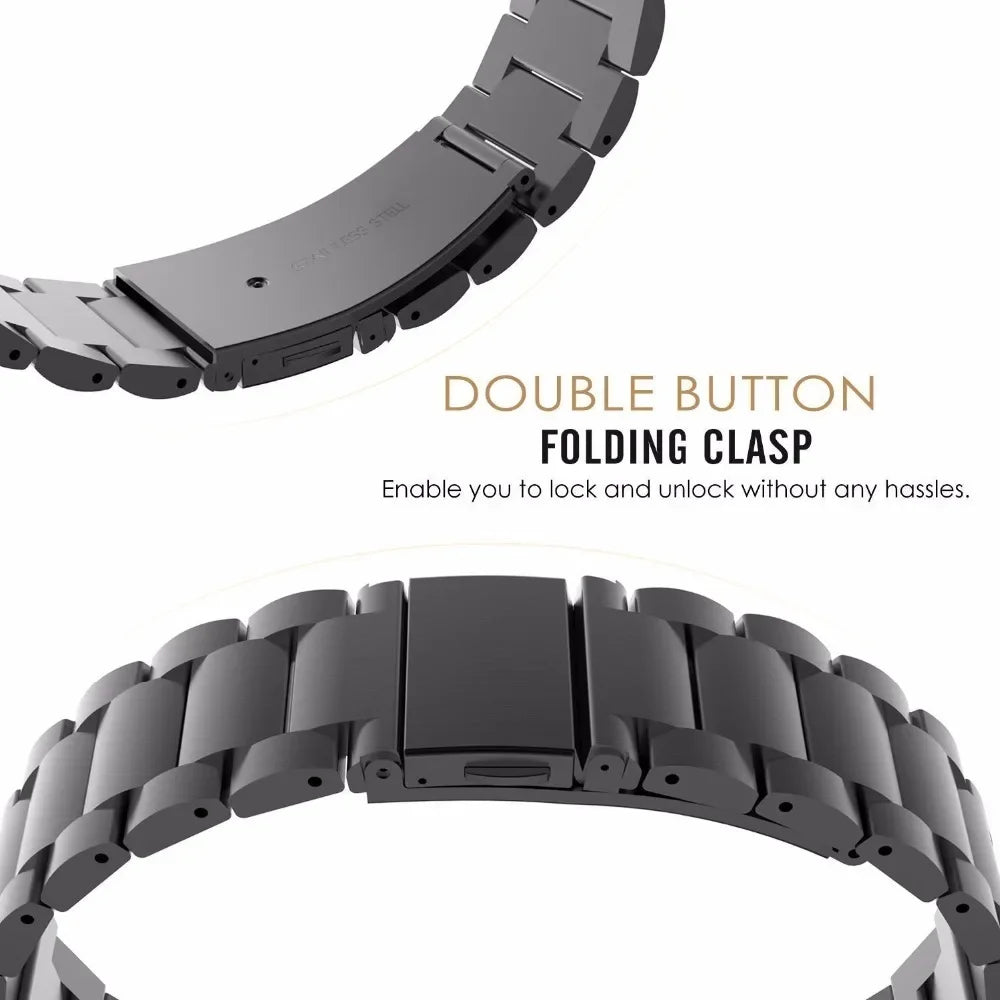 22mm Stainless Steel Strap for Xiaomi Redmi 3 Active Metal Replacement Bracelet for Redmi Watch 3 Active Watch Band Accessories