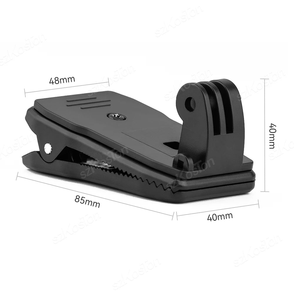 Backpack Strap Clip 360 Degree Rotation Hat Belt Clamp Mount For DJI Osmo Pocket 3 4 4 Pro Action Camera Accessories