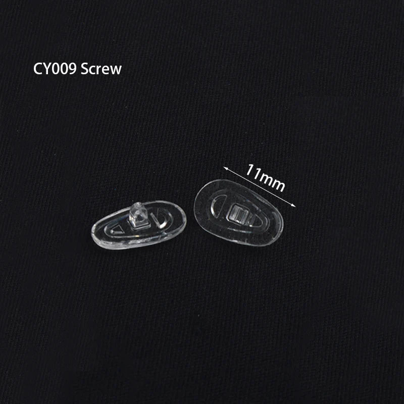 2000pcs Wholesale Eyeglasses Glasses Silicone nose pads various types & sizes eyewear nose pad part oval round