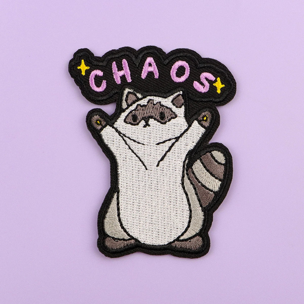 Cute Raccoon Patches On Clothes Cartoon Animals Embroidered Patches Sew Badges Iron On Patch DIY Clothing Accessories