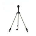 1 Set 360 Rotary Irrigation Tripod Lawn Garden Sprinkler Telescopic Support Sprinkler Head on Tripod Stainless Steel