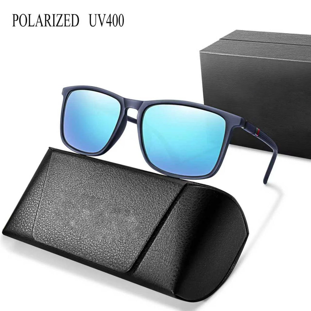 Luxury Square Vintage Polarized Windproof Cycling Sunglasses UV400 Male Eyewear Men Women Fashion Travel Driving Fishing Glasses