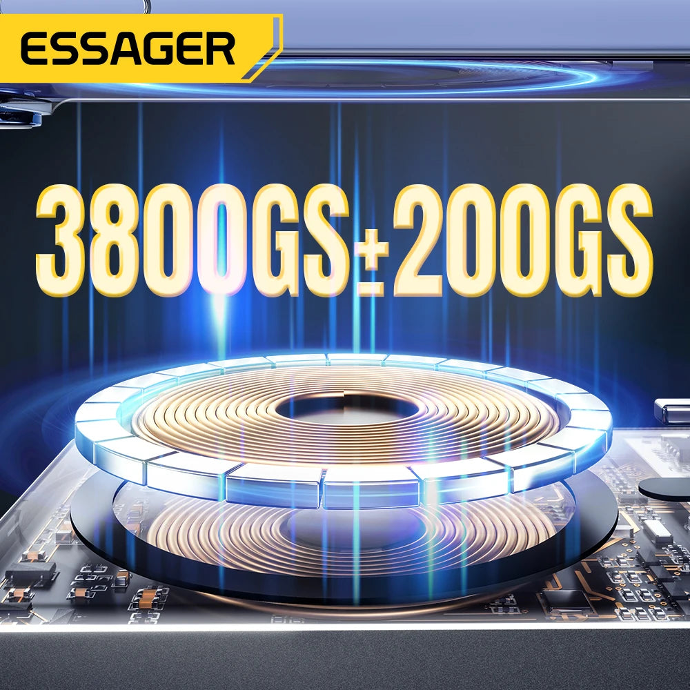 Essager Thin Wireless Power Bank 5000mAh 20W Fast Charging Portable External Battery Magnetic Magsafe Compatible for iPhone 1716